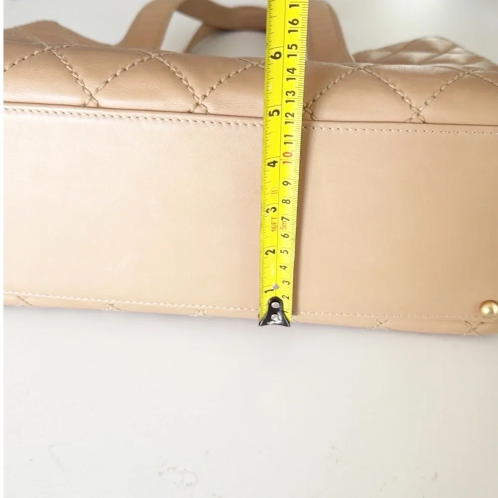 CHANEL Calfskin Wild Stitch Medium Tote